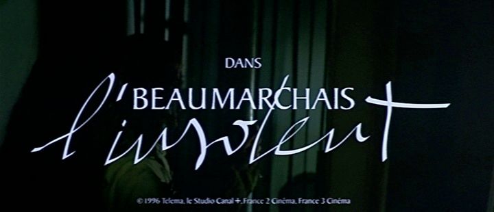 Title screen of Beaumarchais l'insolent