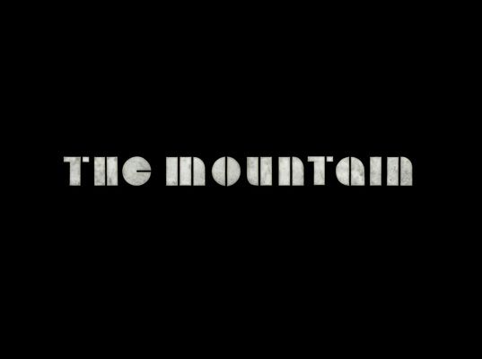 Title screen of The Mountain