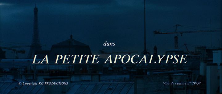 Title screen of La petite apocalypse