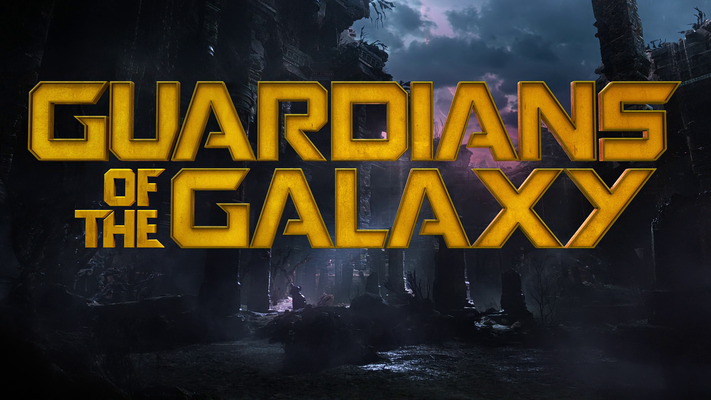 Title screen of Guardians of the Galaxy