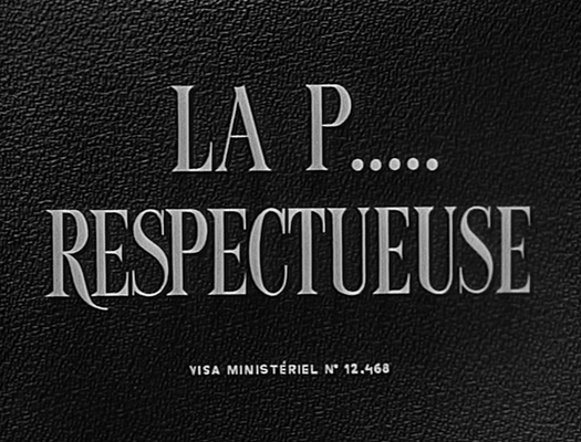 Title screen of La p... respectueuse