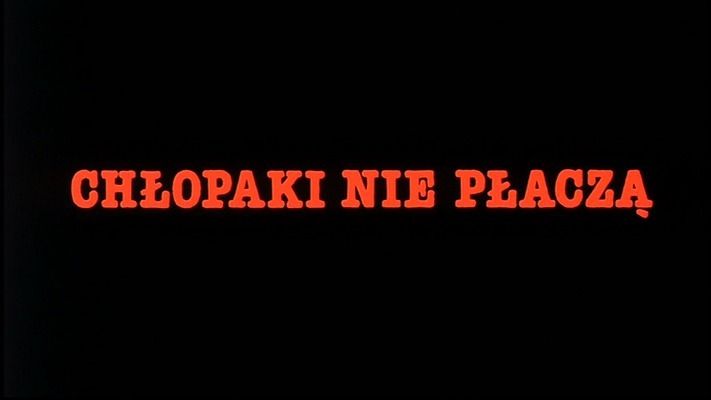 Title screen of Chlopaki nie placza