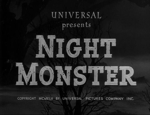 Title screen of Night Monster