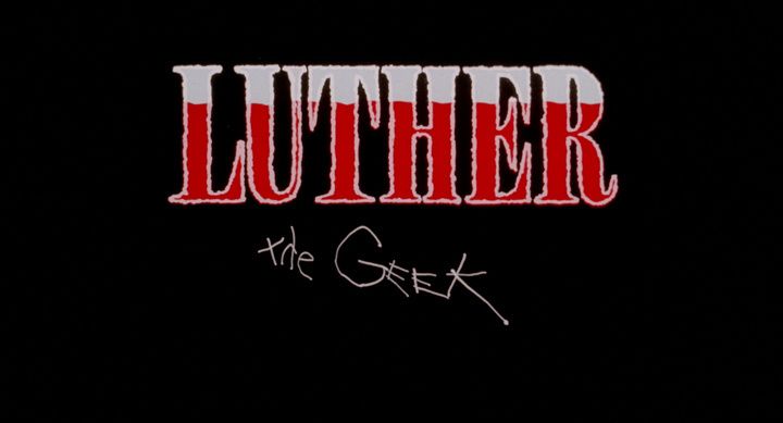 Title screen of Luther the Geek