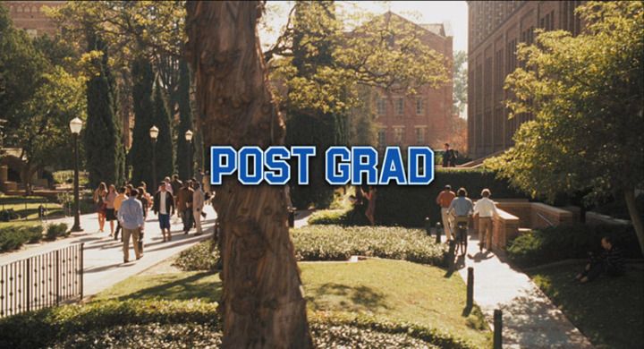 Title screen of Post Grad