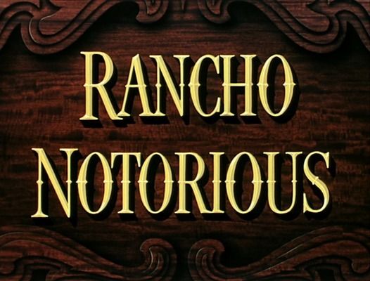 Title screen of Rancho Notorious