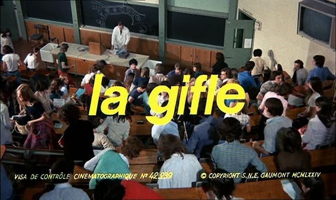 Title screen of La gifle