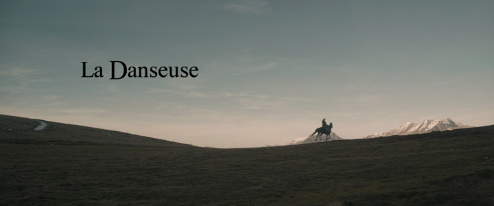 Title screen of La danseuse
