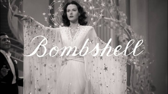 Title screen of Bombshell: The Hedy Lamarr Story