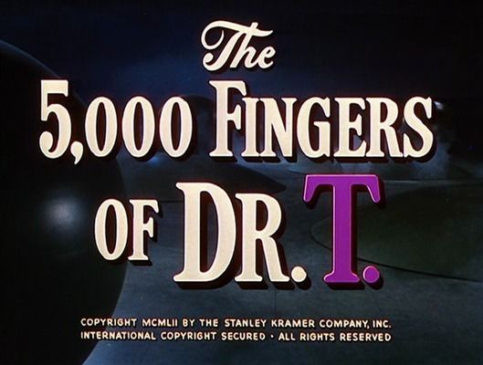 Title screen of The 5,000 Fingers of Dr. T.