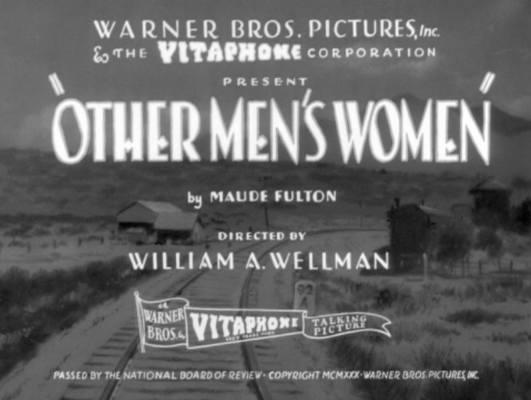 Title screen of Other Men's Women