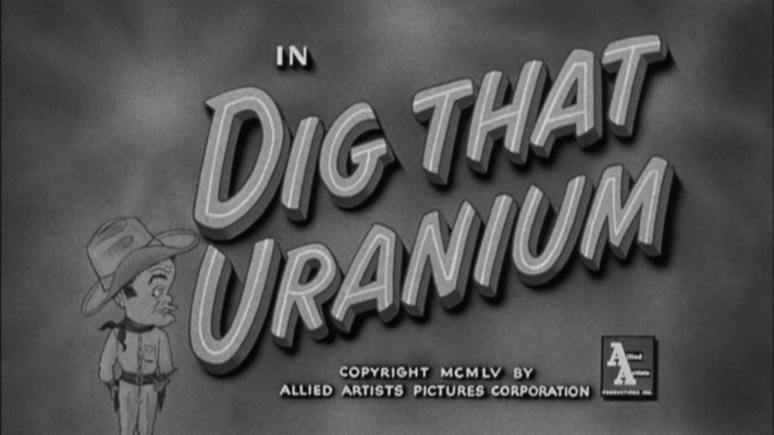 Title screen of Dig That Uranium