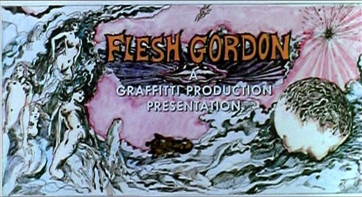 Title screen of Flesh Gordon