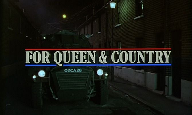 Title screen of For Queen & Country