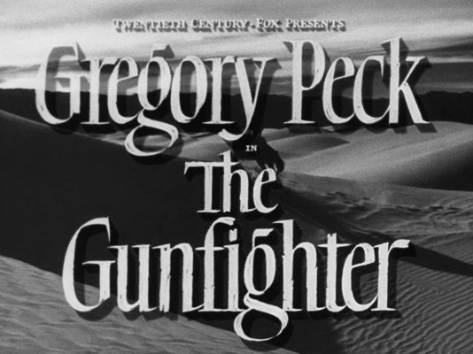 Title screen of The Gunfighter