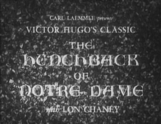 Title screen of The Hunchback of Notre Dame
