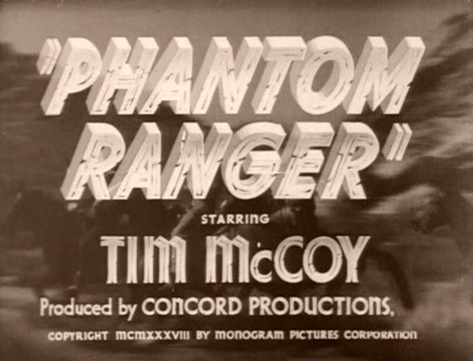 Title screen of Phantom Ranger