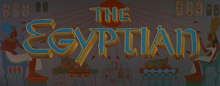 Title screen of The Egyptian