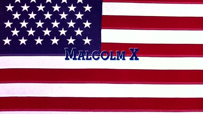 Title screen of Malcolm X