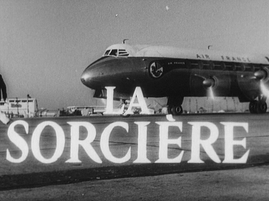 Title screen of La sorcière