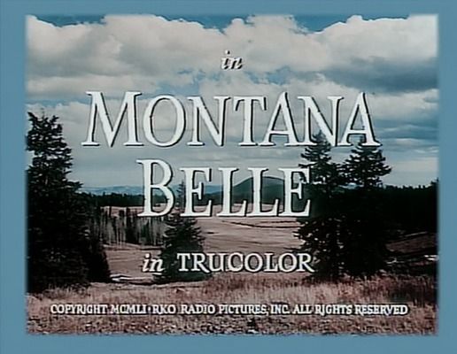 Title screen of Montana Belle