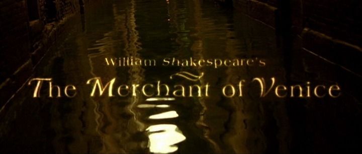 Title screen of The Merchant of Venice