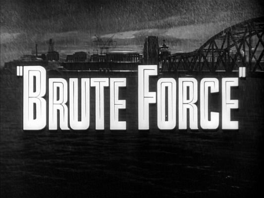 Title screen of Brute Force