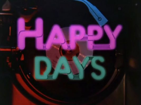 Title screen of Happy Days
