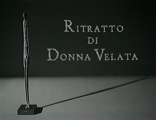 Title screen of Ritratto di donna velata