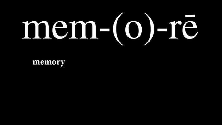 Title screen of Memory