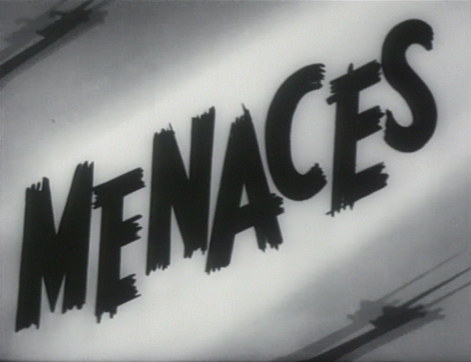 Title screen of Menaces...
