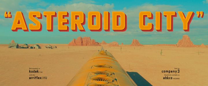 Title screen of Asteroid City
