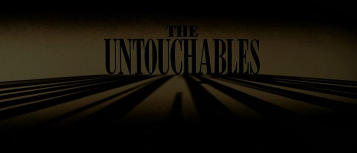 Title screen of The Untouchables