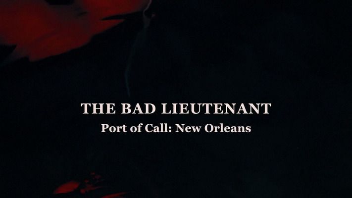 Title screen of The Bad Lieutenant: Port of Call - New Orleans