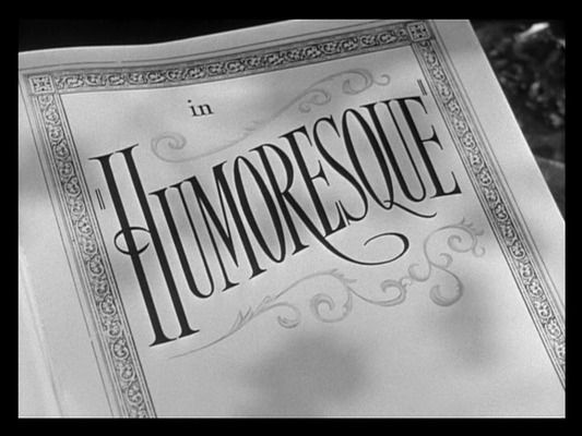Title screen of Humoresque