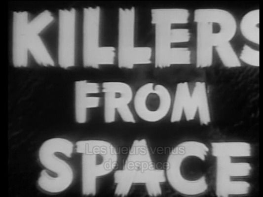 Title screen of Killers from Space