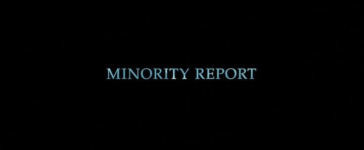 Title screen of Minority Report