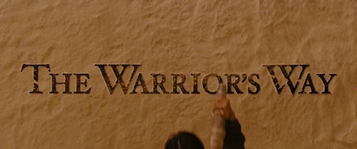Title screen of The Warrior's Way
