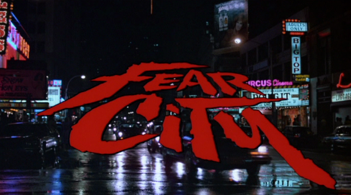 Title screen of Fear City