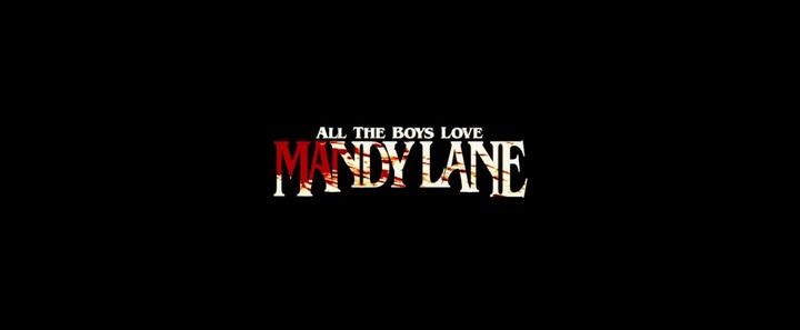 Title screen of All the Boys Love Mandy Lane