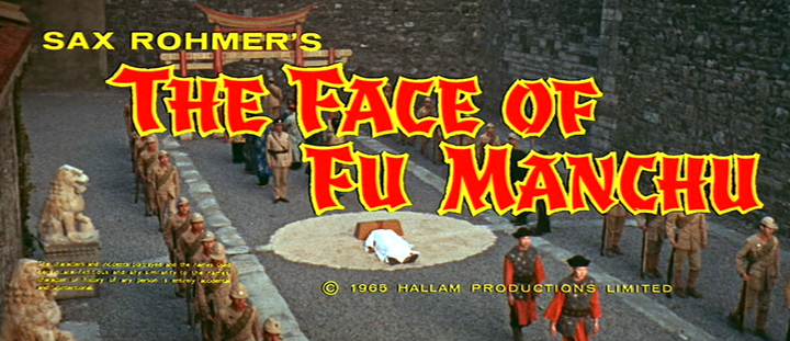 Title screen of The Face of Fu Manchu