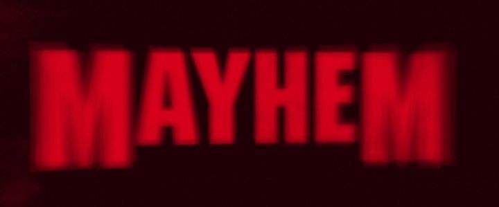 Title screen of Mayhem