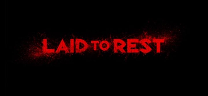 Title screen of Laid to Rest