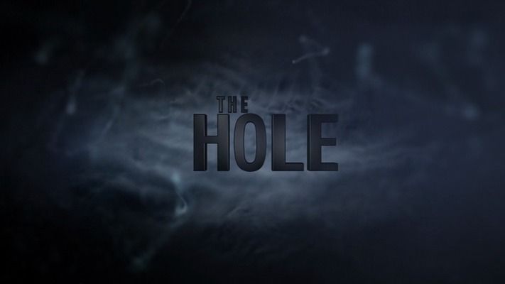 Title screen of The Hole