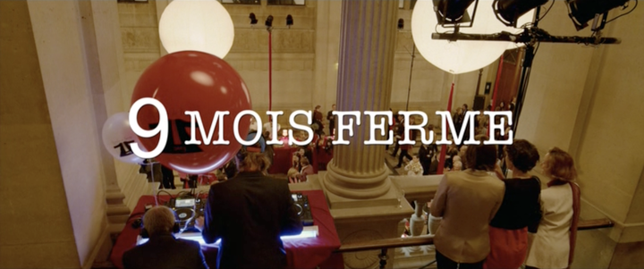 Title screen of 9 mois ferme