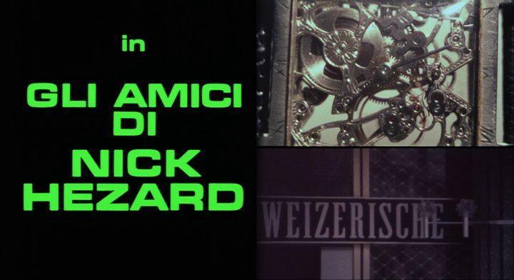 Title screen of Gli amici di Nick Hezard