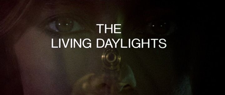 Title screen of The Living Daylights