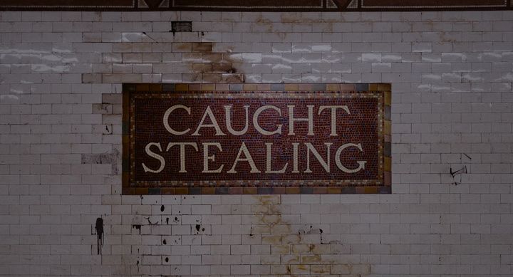 Title screen of Caught Stealing