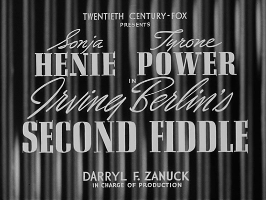 Title screen of Second Fiddle