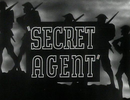 Title screen of Secret Agent